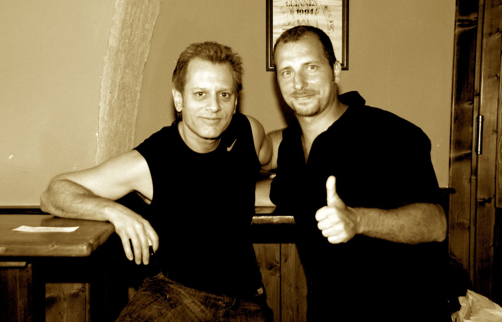 Michele Perruggini con Dave Weckl