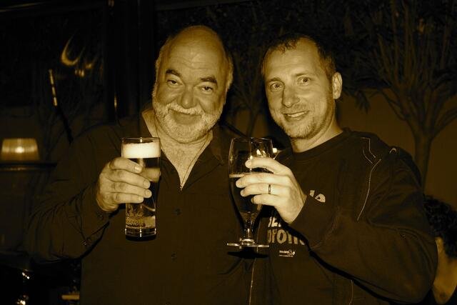 Con Peter Erskine, maggio 2014