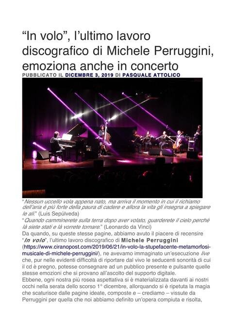 Cirano Post – recensione live (dicembre 2019)